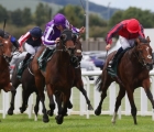 Apples And Bananas, successful in Europe’s richest two-year-old race, the Goffs Million at the Curragh on Saturday 28 09 2024 IRE.