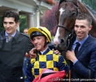 Lanfranco Dettori con i giovani lad di Dylan Mouth