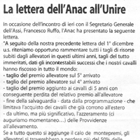 Lettera ANAC